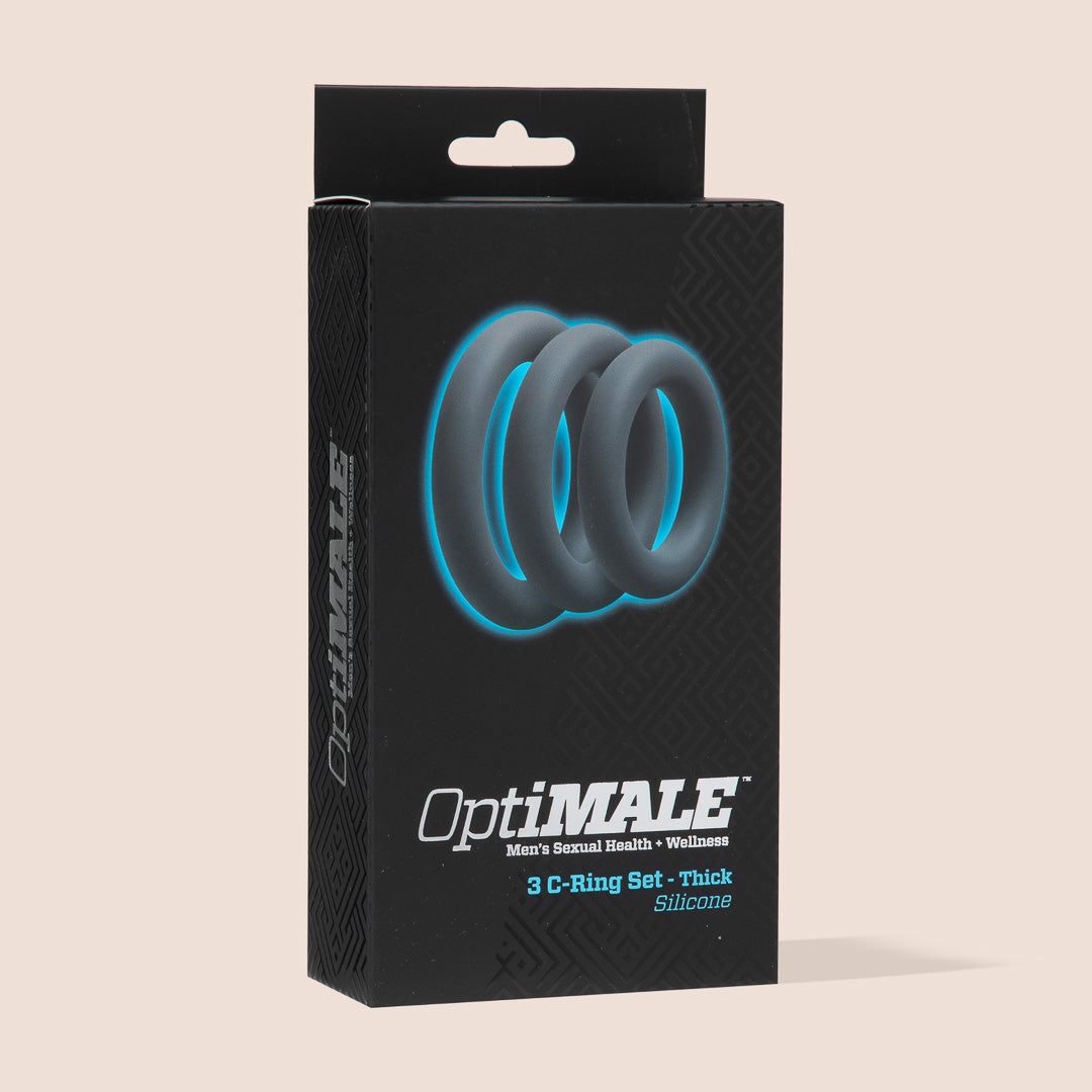 OptiMALE™ 3 C-Ring Set Thick | silicone penis rings