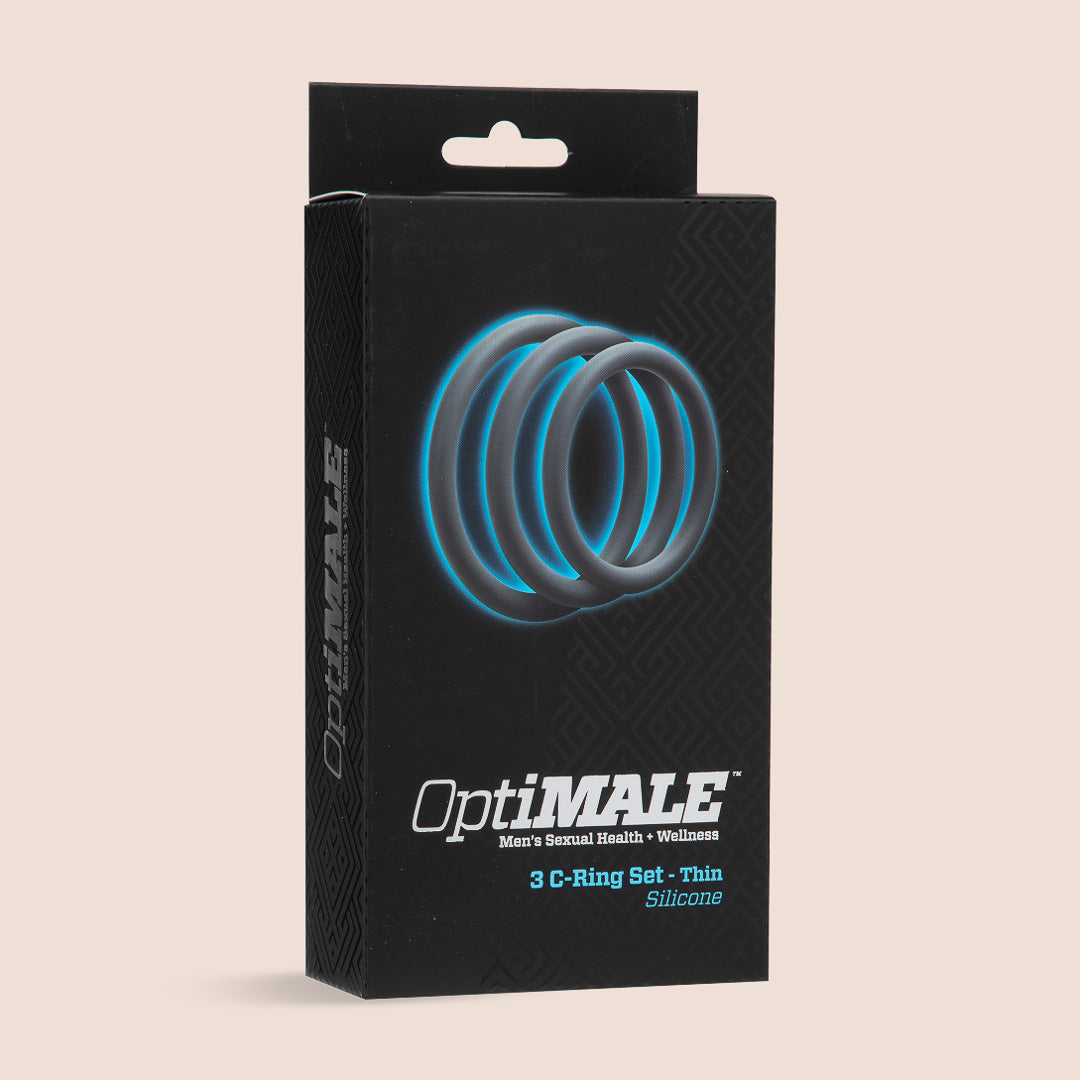 OptiMALE™ 3 C-Ring Set Thin | silicone penis rings