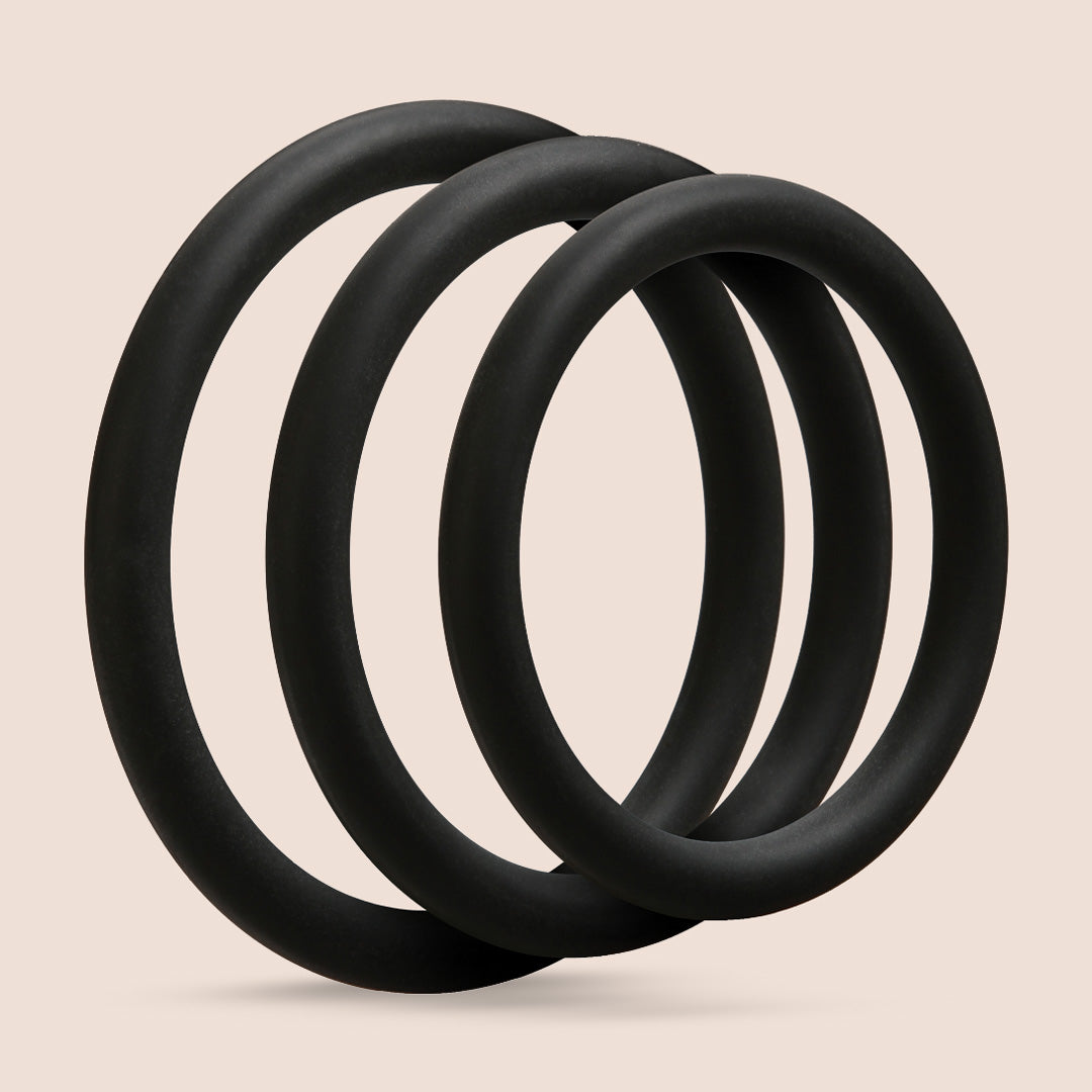 OptiMALE™ 3 C-Ring Set Thin | silicone penis rings