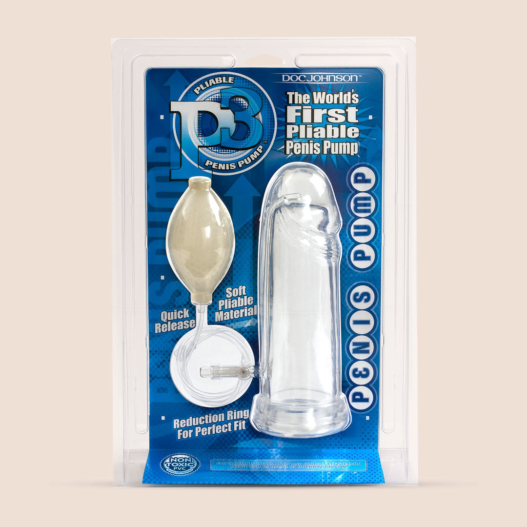 P3 Penis Pump | pilable PVC body & interior sleeve