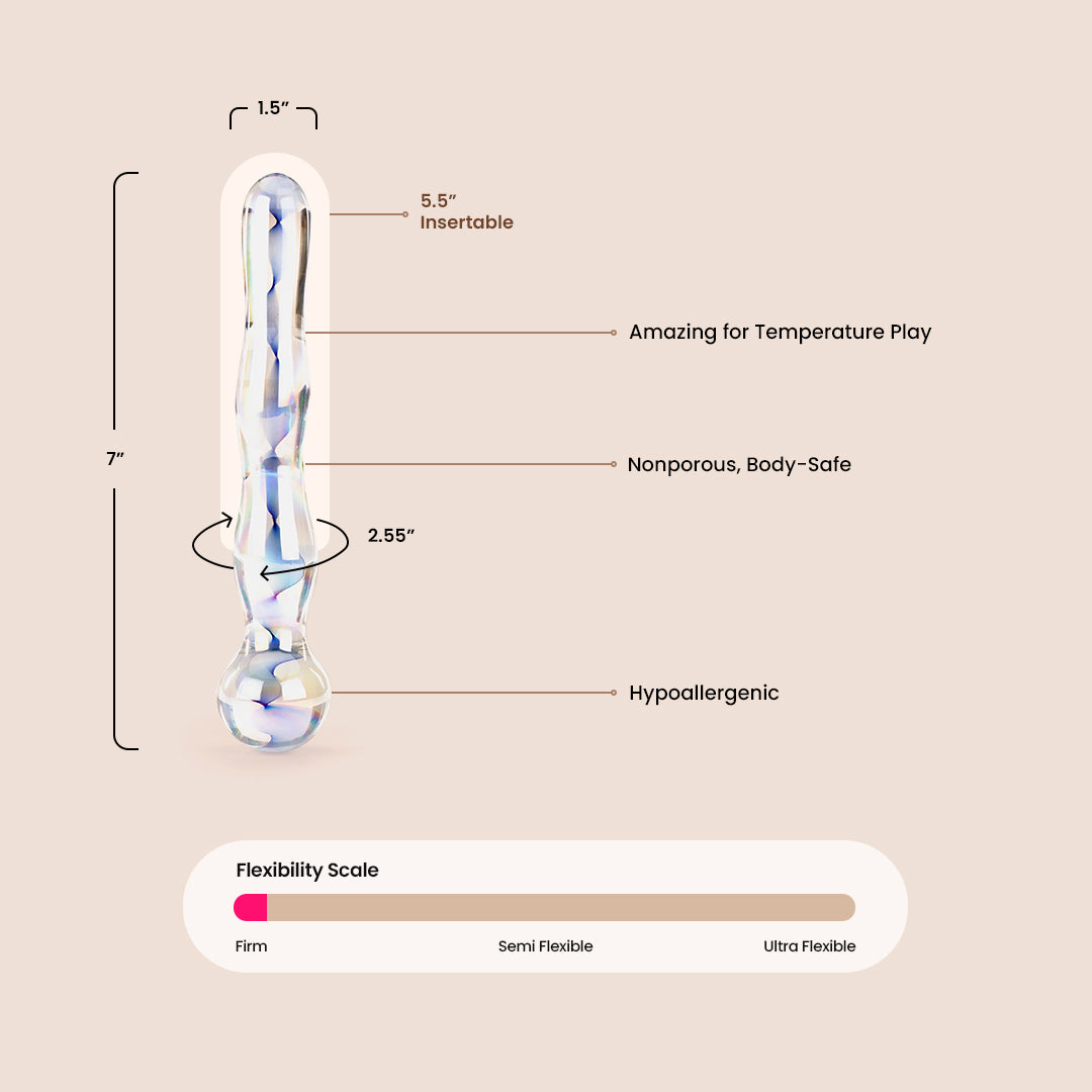 Icicles No. 8 | glass dildo