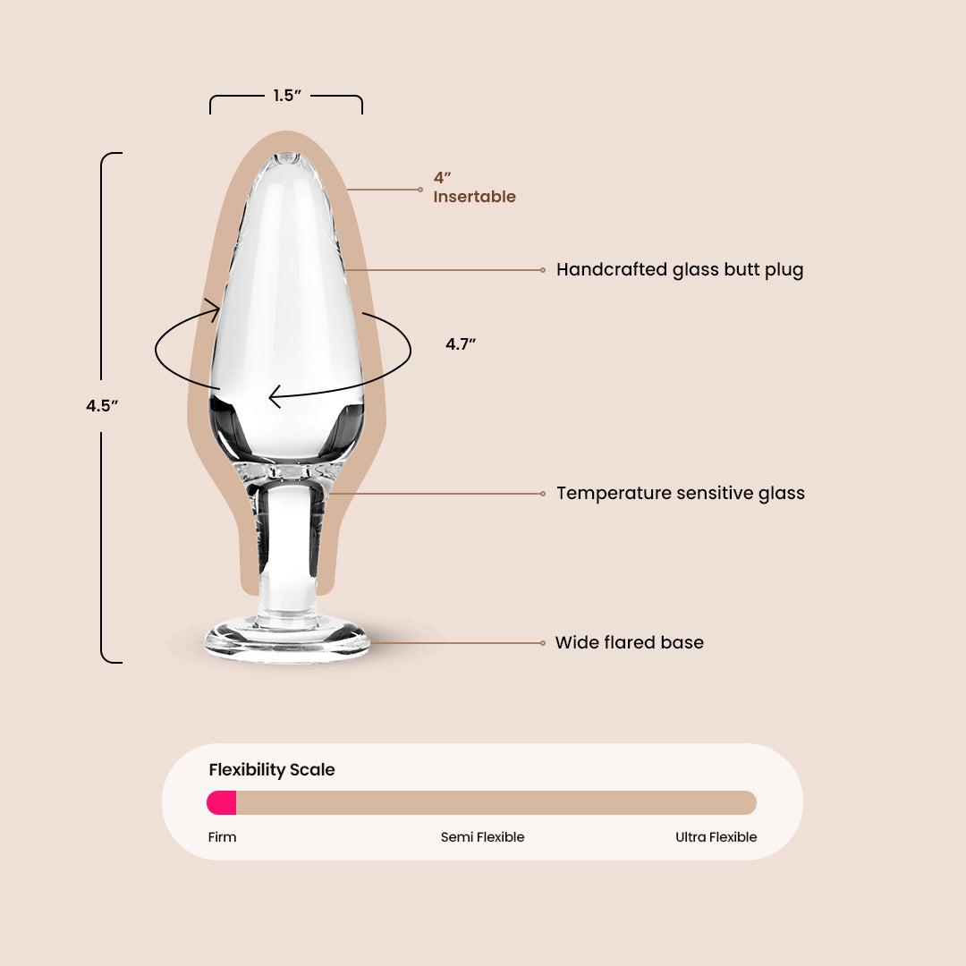 Icicles No. 26 | glass plug