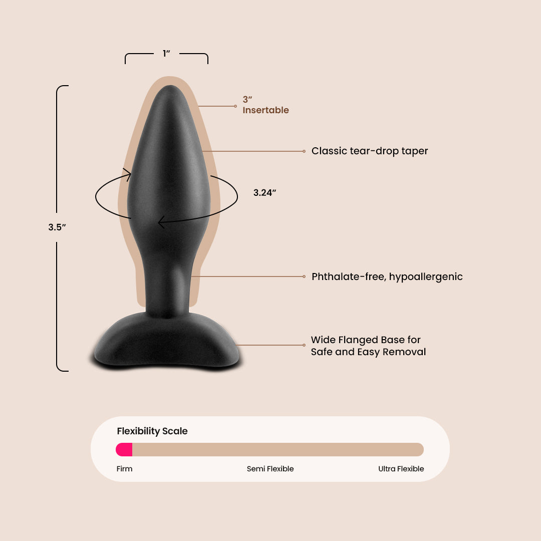 Anal Fantasy Mini Silicone Plug | beginner plug