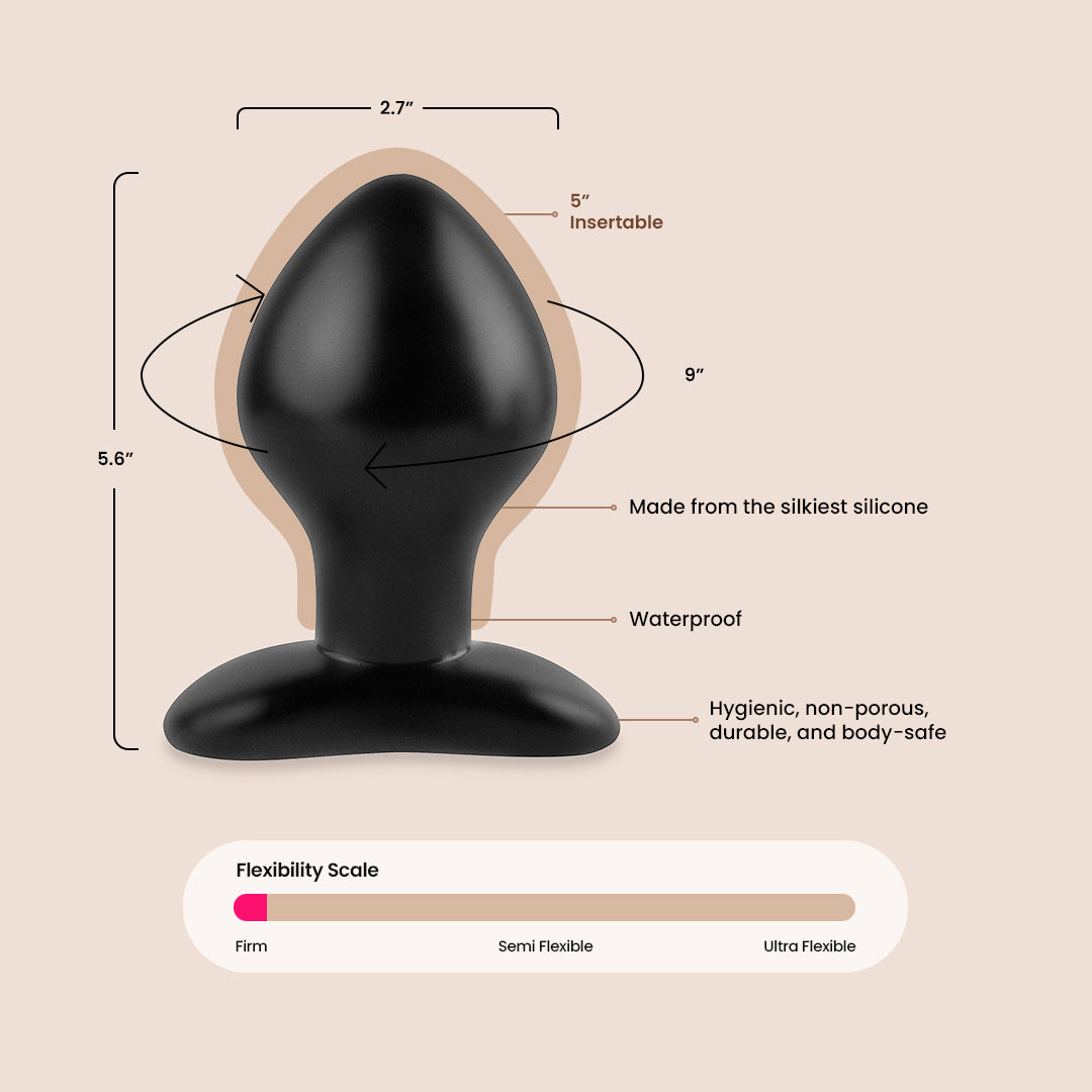 Anal Fantasy Mega Silicone Plug | XL silicone plug