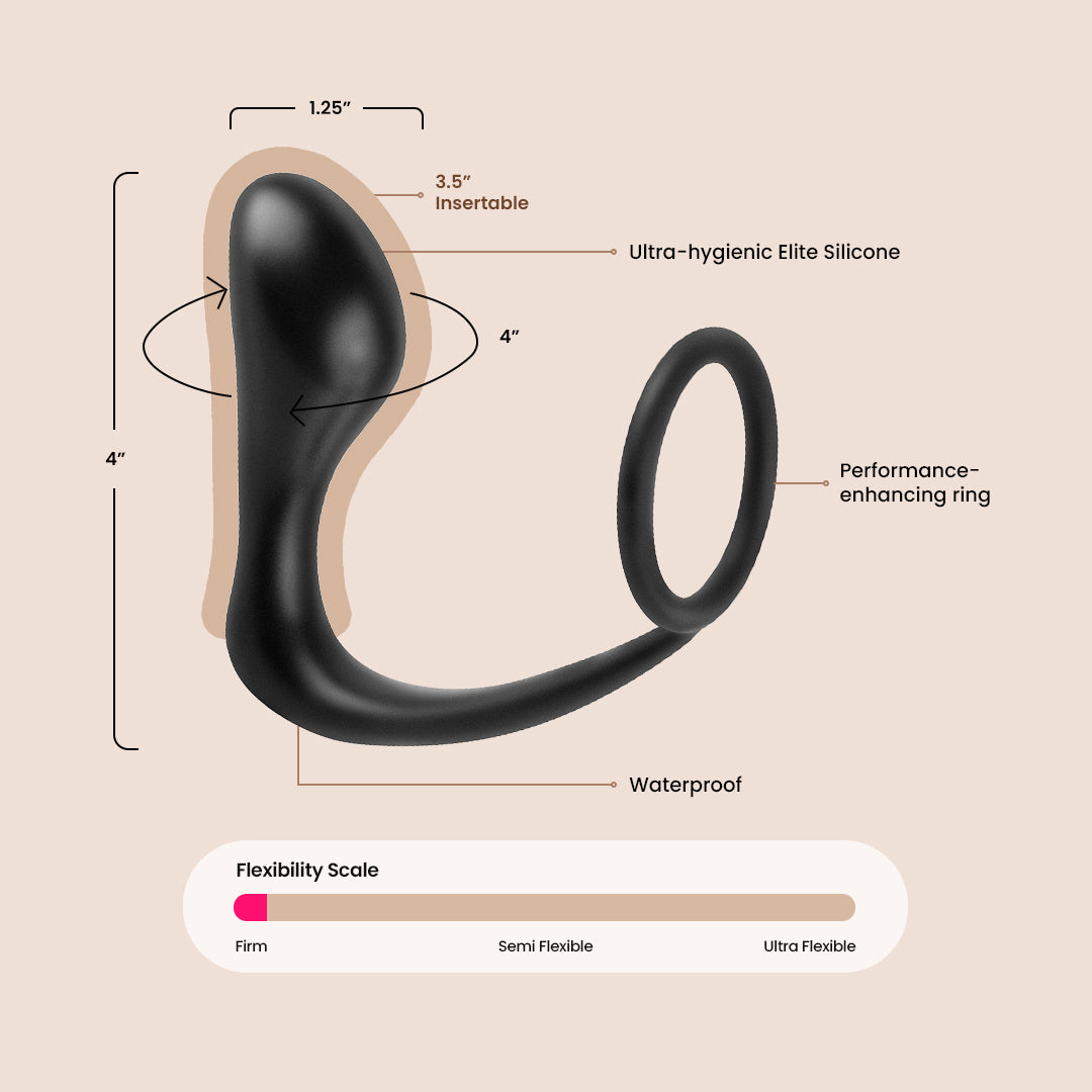 Ass-Gasm® C-ring Plug | waterproof silicone plug