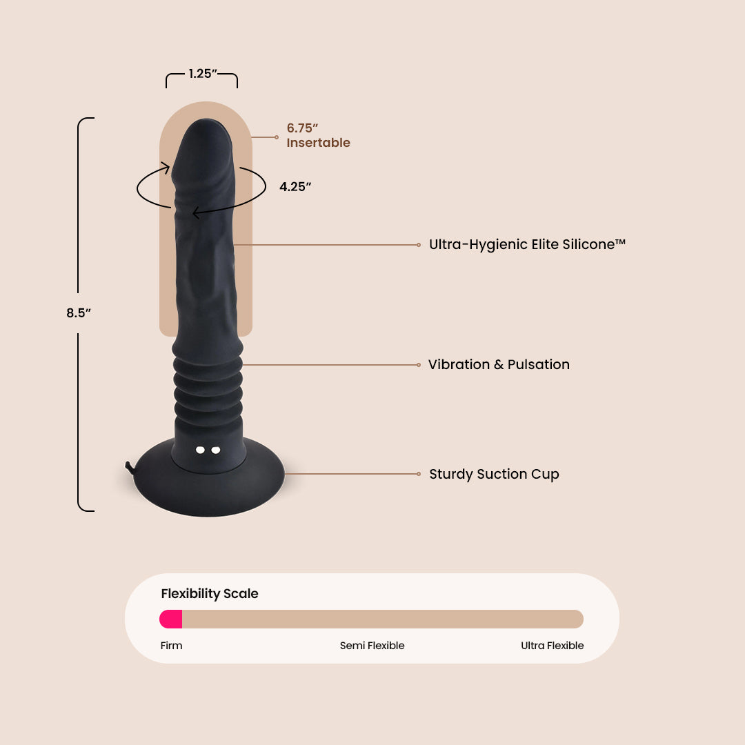 Anal Fantasy Elite Vibrating Ass F–cker | vibrating dildo