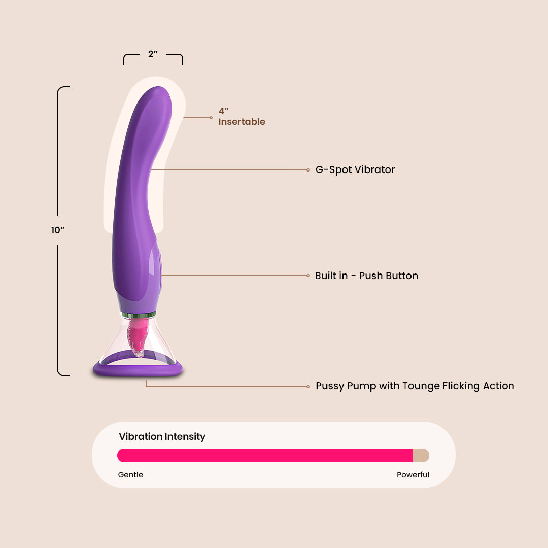Fantasy for Her Ultimate Pleasure | tongue stimulation, vibration, and suction
