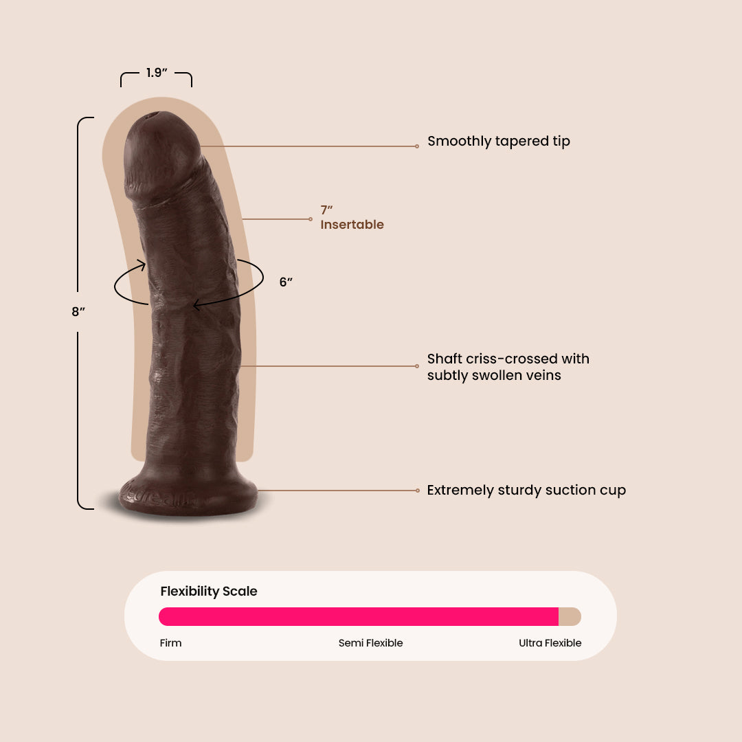 King C–ck | 8" ultra realistic dildo