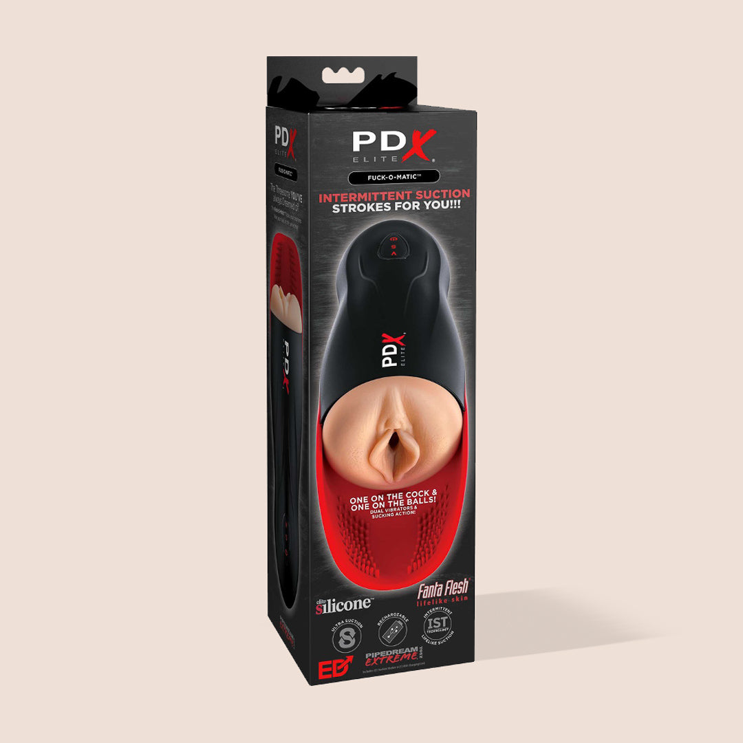 PDX Elite F—ck-O-Matic Stroker | suction & dual motor vibrations
