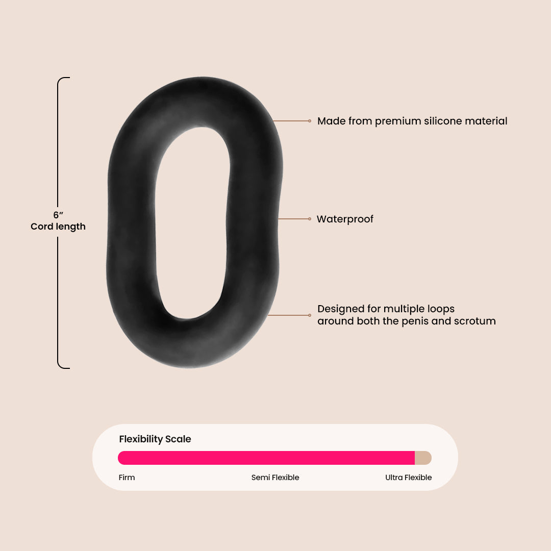 XPLAY® 6.0 Ultra Wrap Ring | customizable penis ring