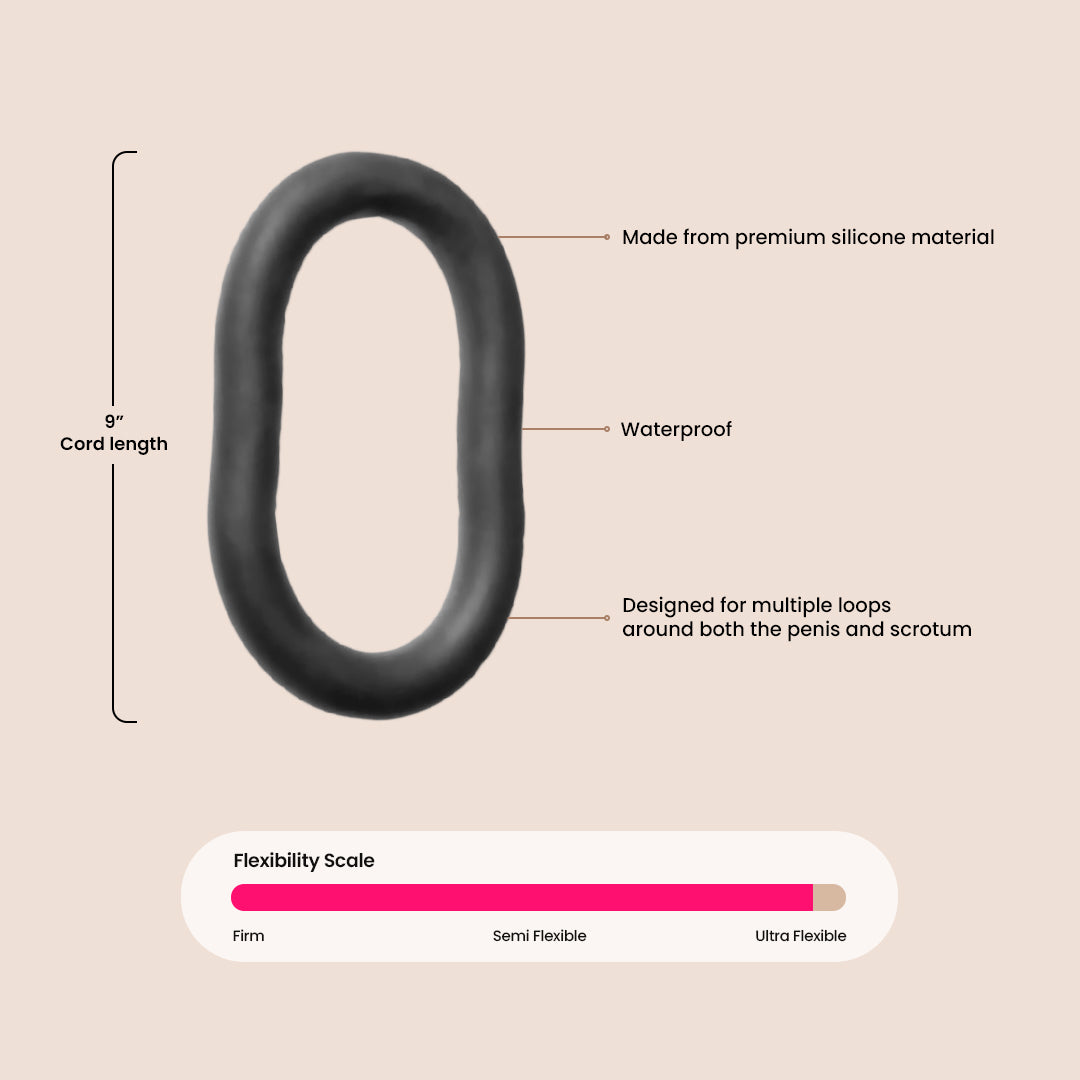 XPLAY® 9.0 Ultra Wrap Ring | customizable penis ring