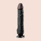 Real Feel Deluxe No. 12 | 12" vibrating dildo with suction cup base