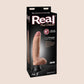 Real Feel Deluxe No. 5 | 8" vibrating dildo with suction cup base