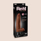 Real Feel Deluxe No. 10 | 10" vibrating dildo with suction cup base
