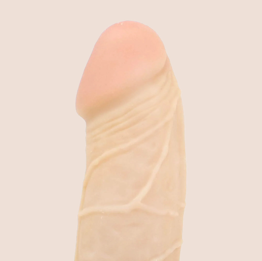 Real Feel Deluxe No. 1 | 6.5" vibrating dildo with suction cup base