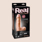 Real Feel Deluxe No. 4 | 7.5" vibrating dildo with suction cup base