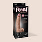 Real Feel Deluxe No. 9 | 9.5" vibrating dildo with suction cup base