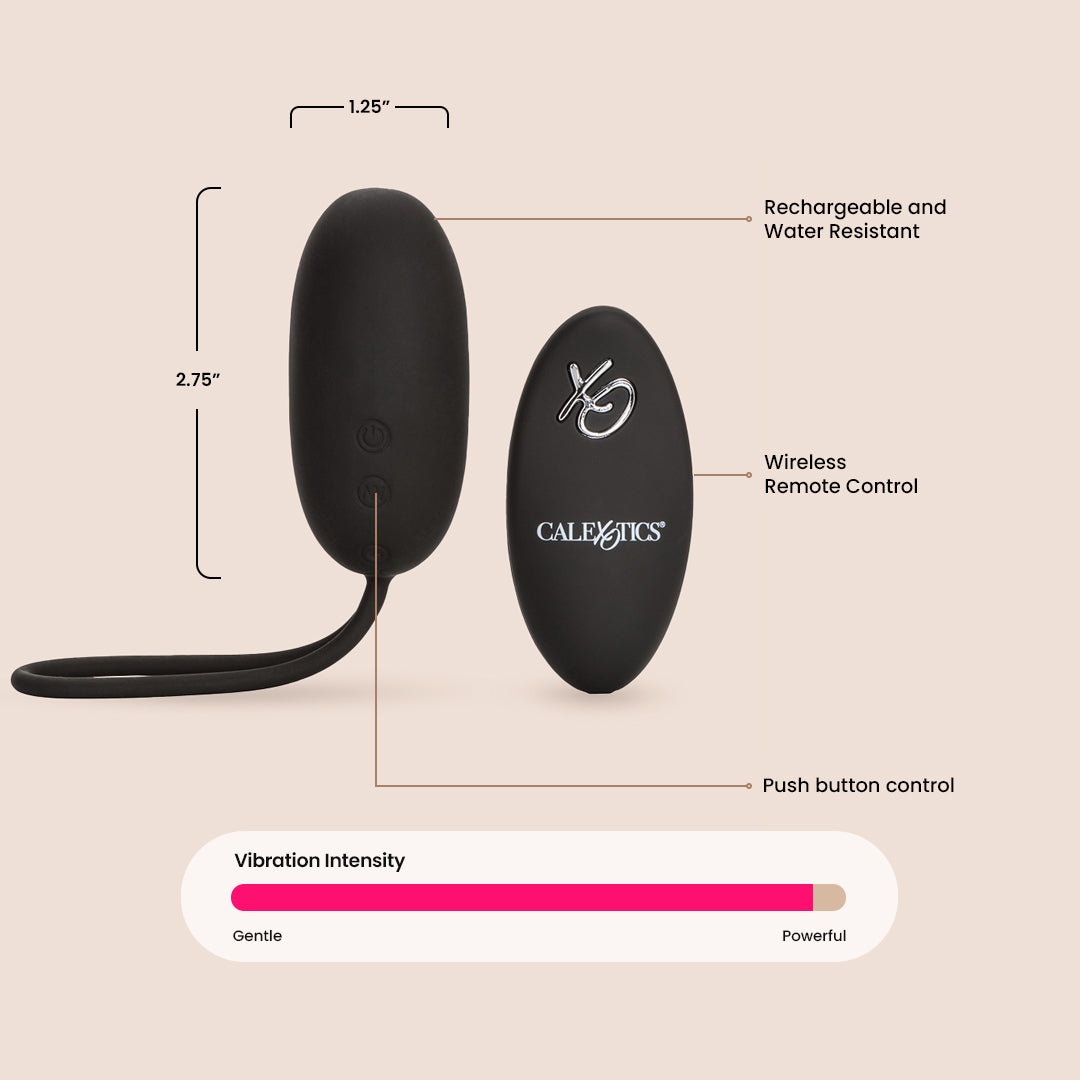 CalExotics Silicone Remote Rechargeable Egg | silicone