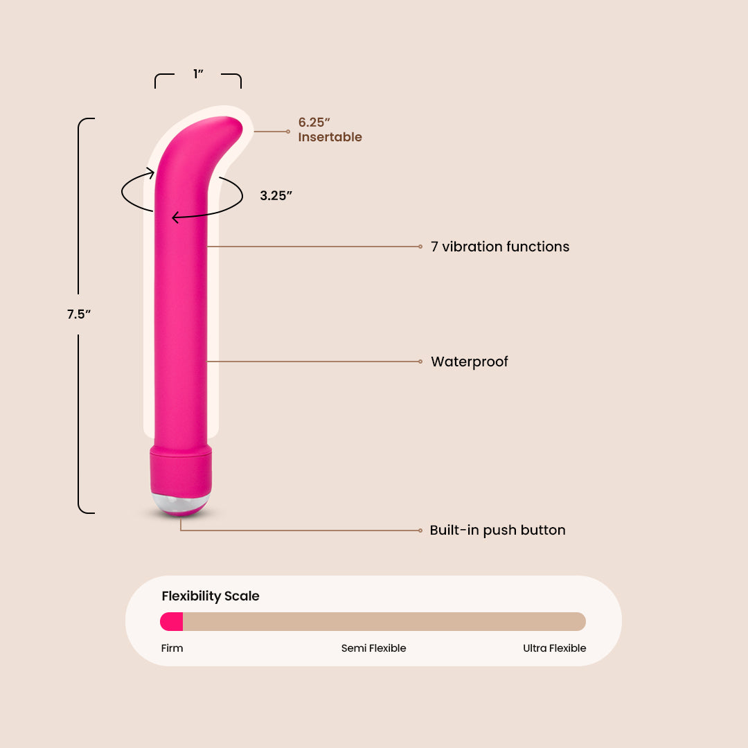 7-Function Classic Chíc™ Standard "G" | waterproof g-spot vibrator