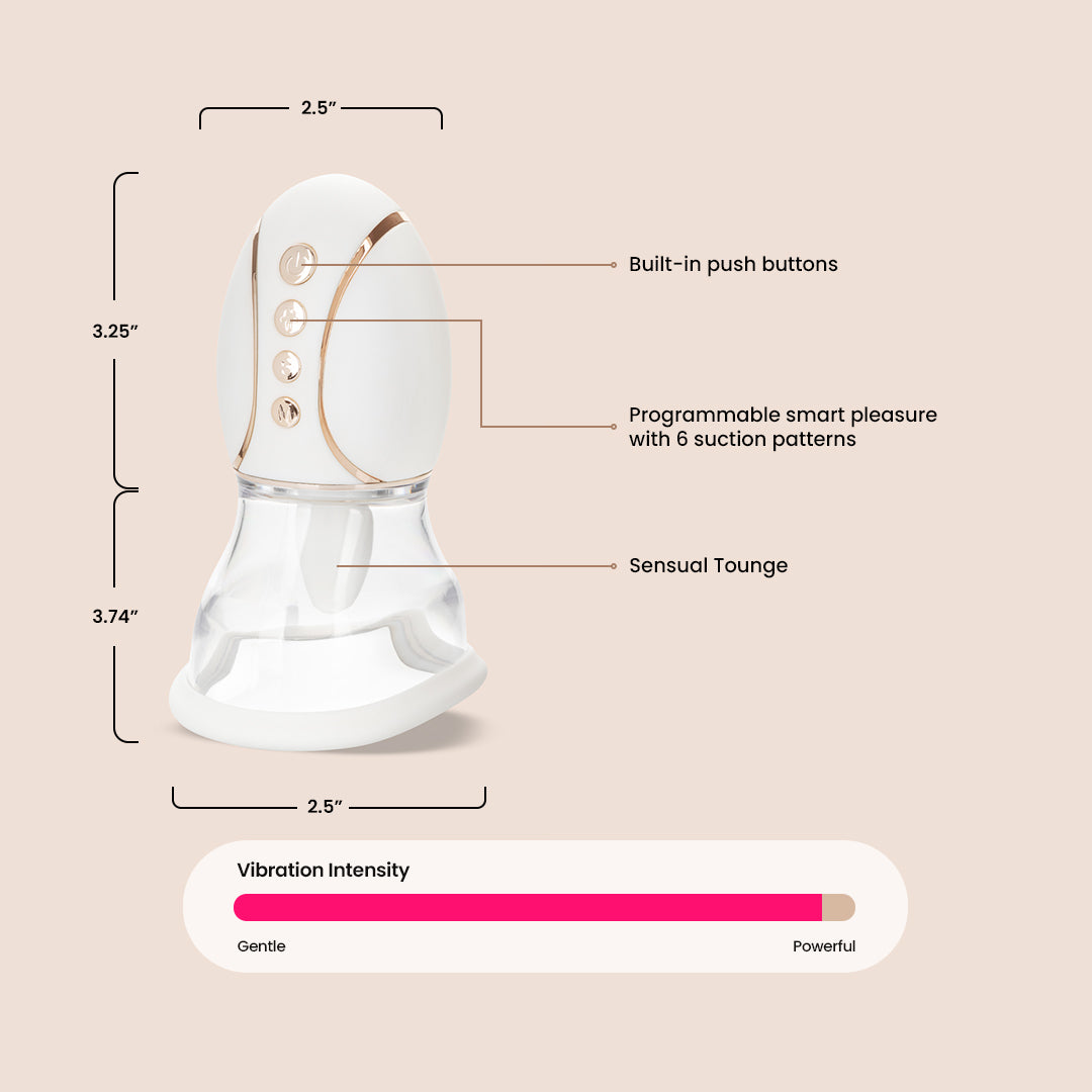 Empowered™ Smart Pleasure Queen | suction, vibration and flickering action