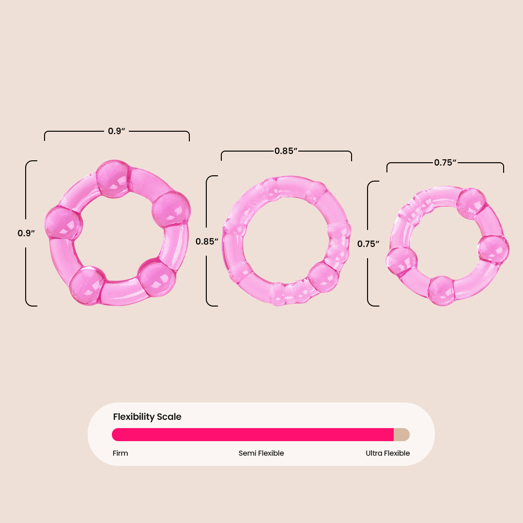 CalExotics Silicone Island | penis ring set