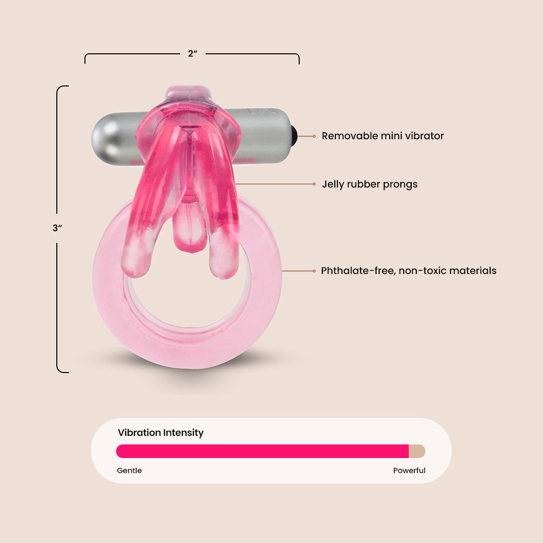 Cal Exotics Triple Clit Flicker Vibrating Penis Ring simplipleasures.com Cal Exotics Triple Clit Flicker Vibrating Penis Ring simplipleasures.com