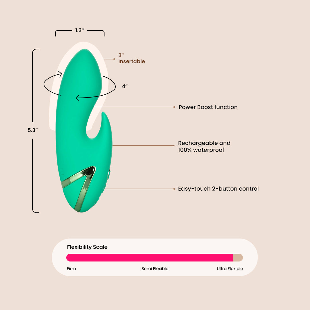 California Dreaming® Sierra Sensation | silicone travel size rabbit