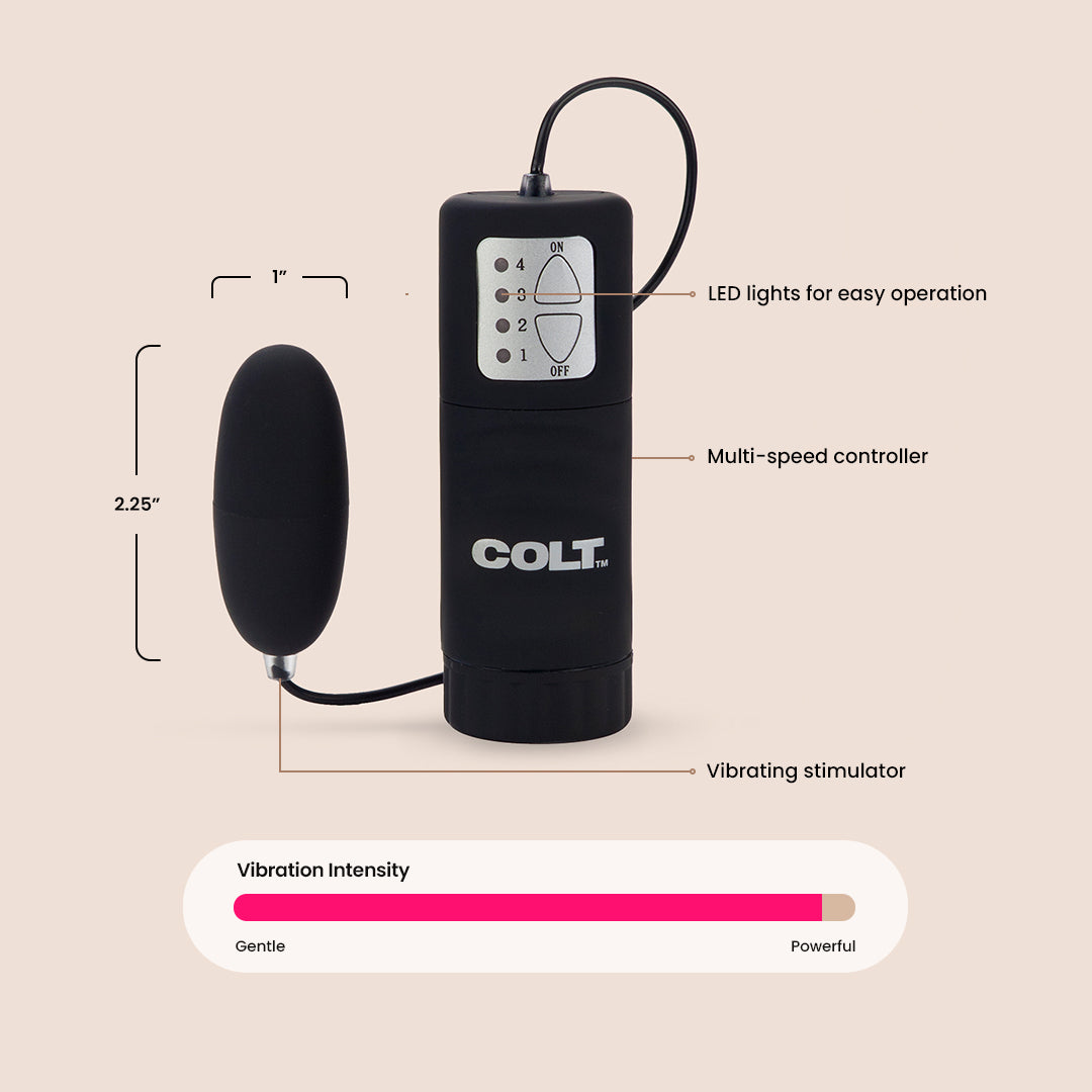 COLT Waterproof Power Bullet | remote controlled vibrating bullet