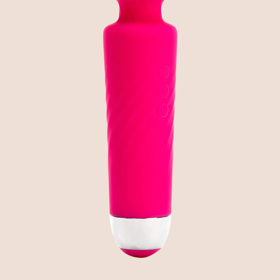 SIMPLI Vibrating Wand 03 | compact size silicone body massager