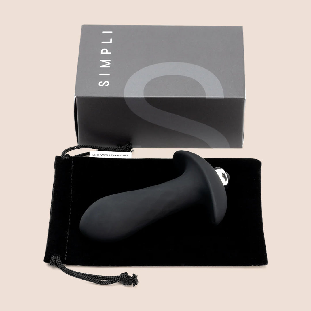 SIMPLI Vibrating Plug 02 | silicone with removable bullet vibe