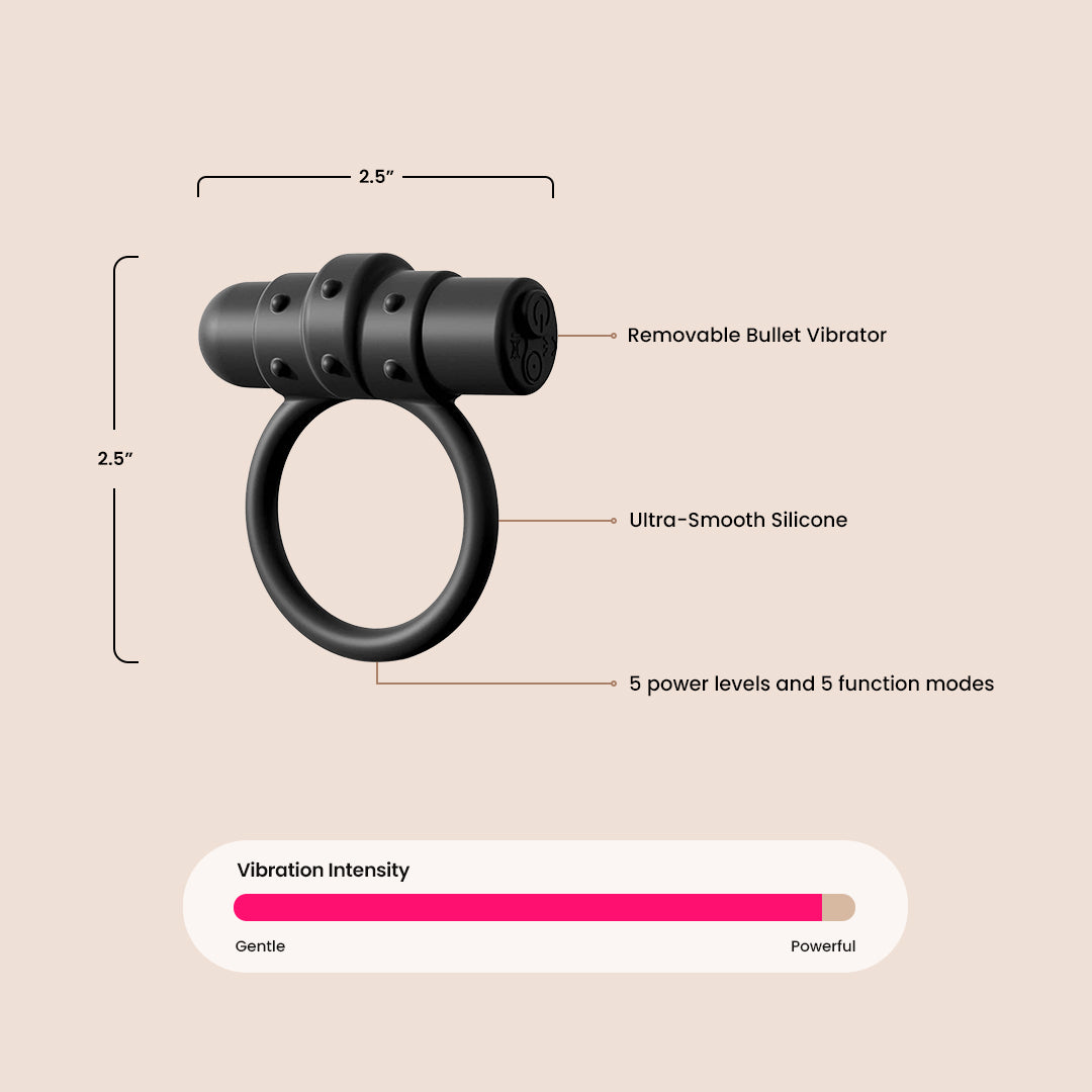 Sir Richard's CONTROL Vibrating Silicone C-Ring | thin ring