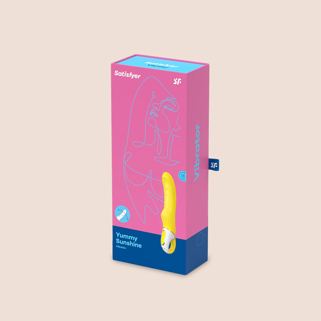 Satisfyer Yummy Sunshine | flexible ribbed shaft