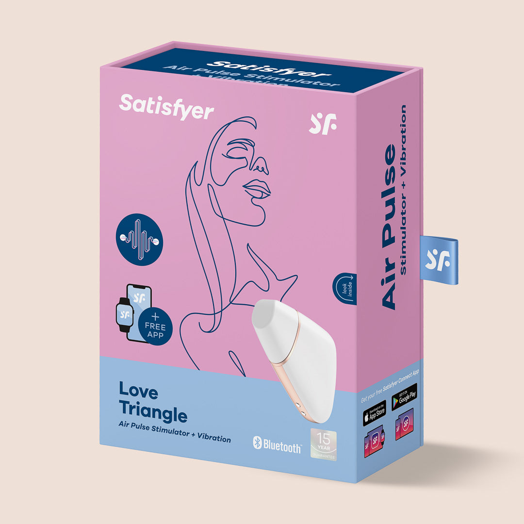 Satisfyer Love Triangle | air-pulse stimulation & vibrations with travel cap