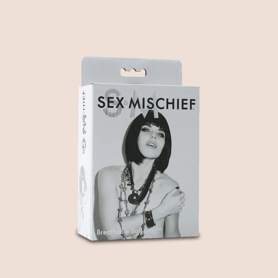 Sex & Mischief Breathable Ball Gag | adjustable