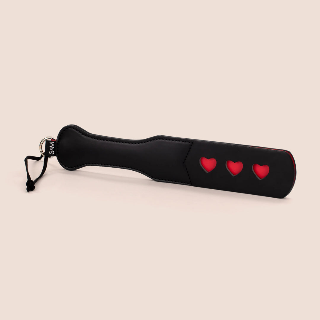 Sex & Mischief Heart Impact Paddle | audible impact