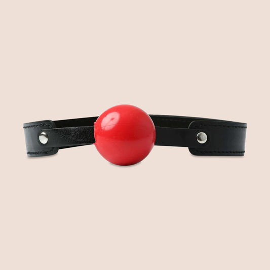 Sex & Mischief Solid Ball Gag | soft rubber ball