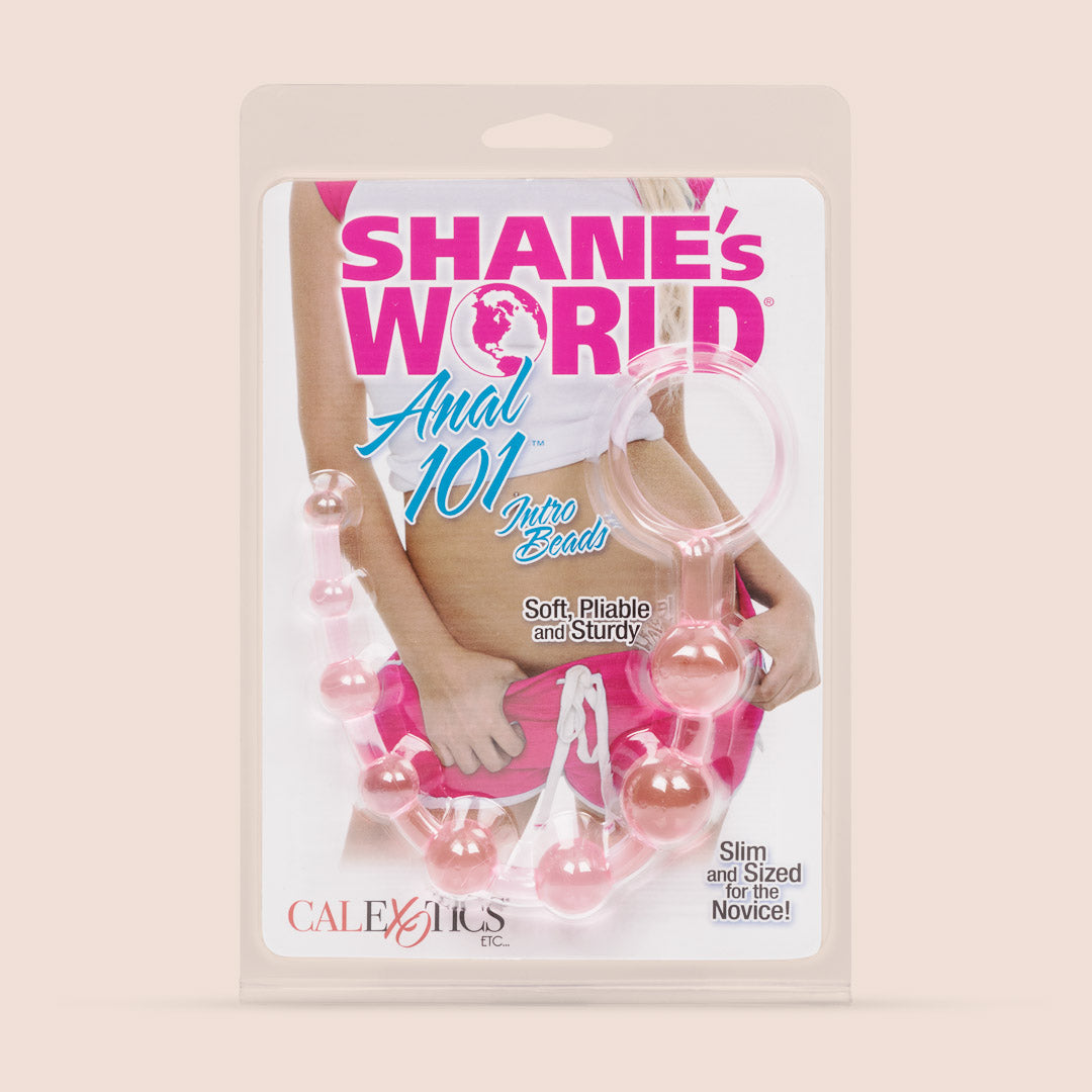 Shane's World® Anal 101™ Intro Beads | with retrieval ring
