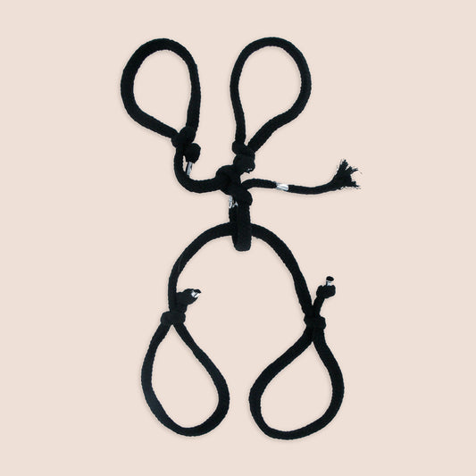 Silk Rope Hogtie | classic bondage rope