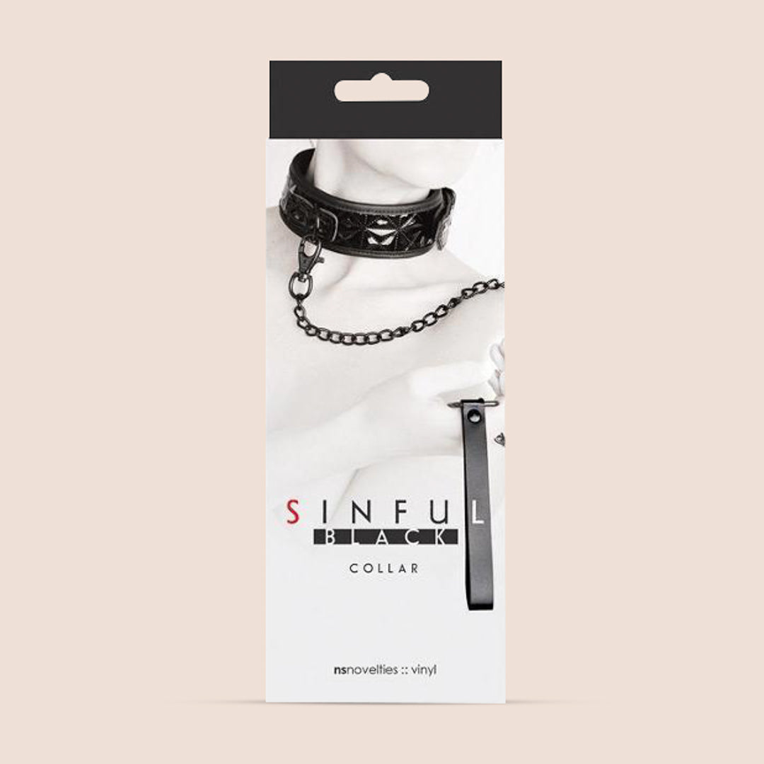 Sinful Collar and Leash | with adjustable closure