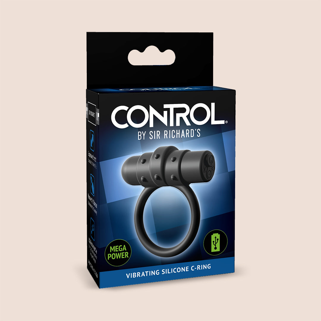 Sir Richard's CONTROL Vibrating Silicone C-Ring | thin ring