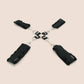 Sportsheets 5 Piece Hog Tie & Cuff Set | four detachable cuffs