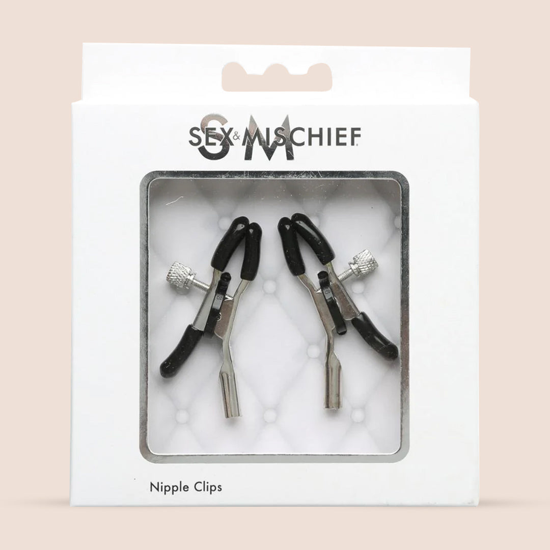 Sportsheets Adjustable Nipple Clamps | rubber-tipped