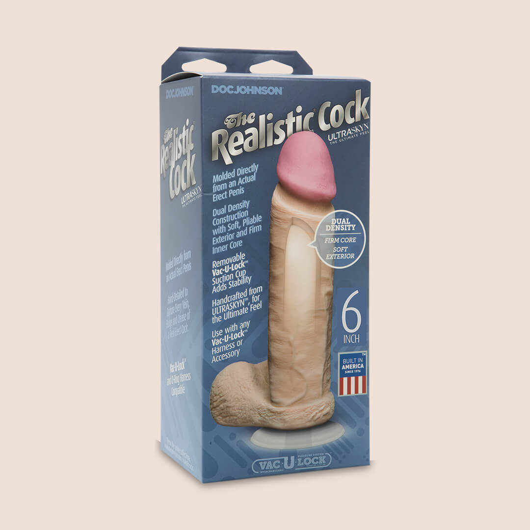 The Original Realistic Cock UR3 Dildo 6 Inch Light