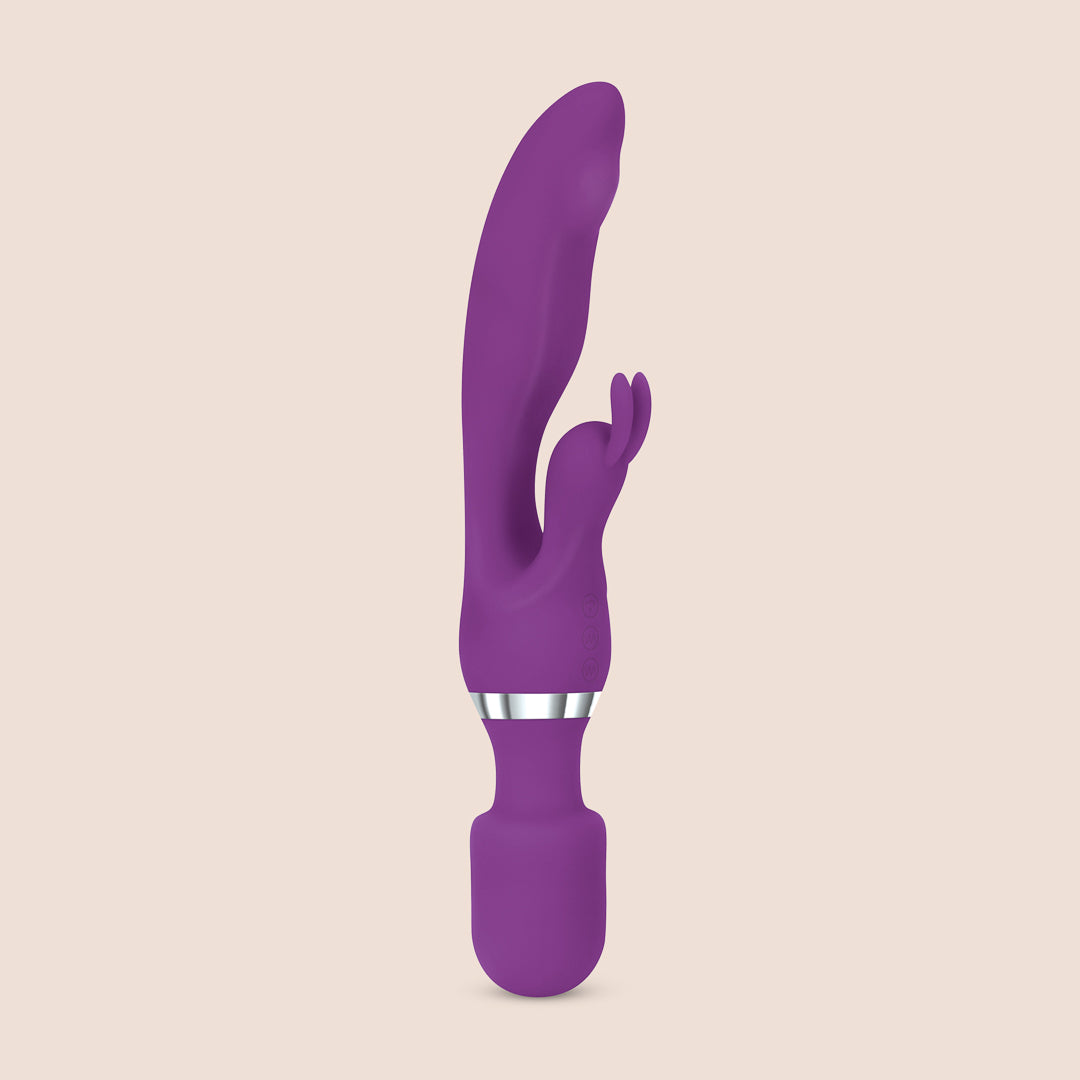 The G-Motion Rabbit Wand | rechargeable silicone rabbit vibe