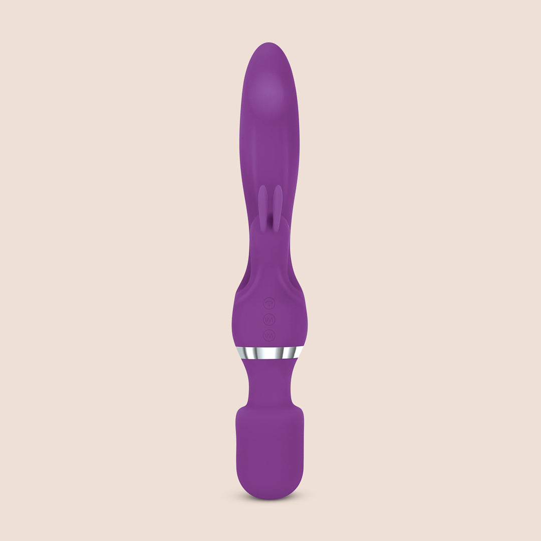 The G-Motion Rabbit Wand | rechargeable silicone rabbit vibe