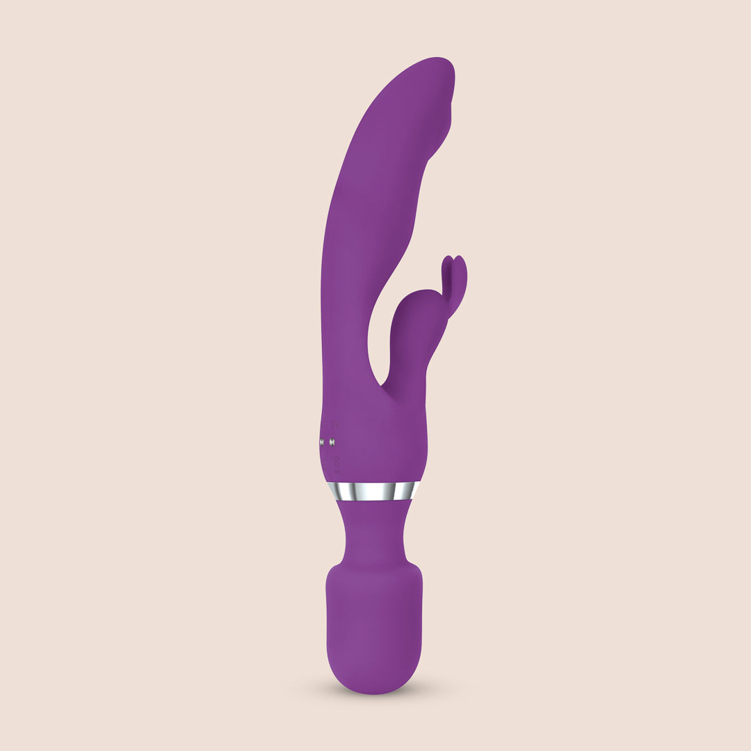 The G-Motion Rabbit Wand | rechargeable silicone rabbit vibe