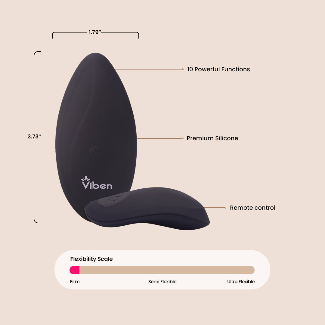 Viben Racy Remote Controlled Panty Vibrator | waterproof and rechargeable