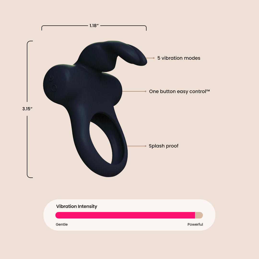 VeDO Frisky Bunny | vibrating penis ring