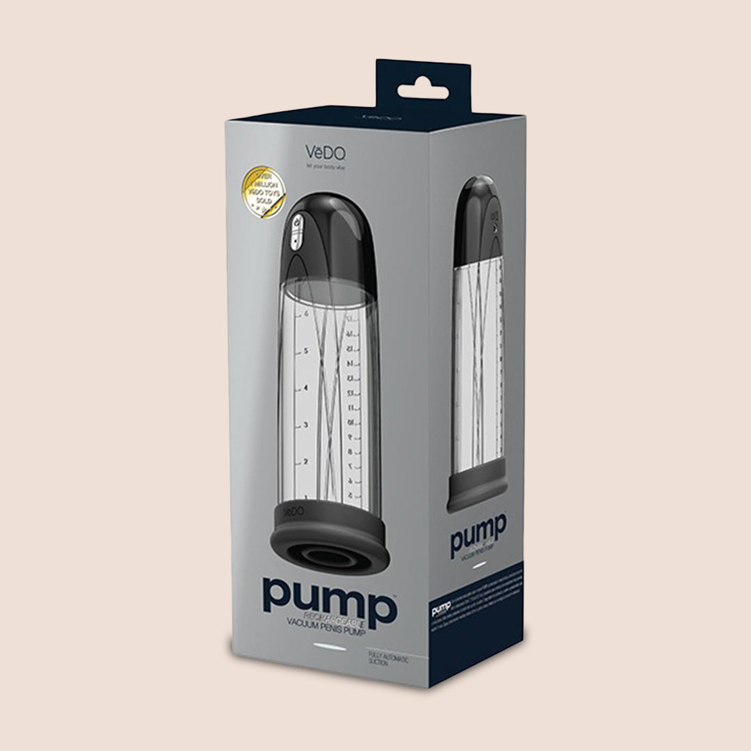 VeDO Pump Rechargeable Vacuum Penis Pump | rechargeable and automatic
