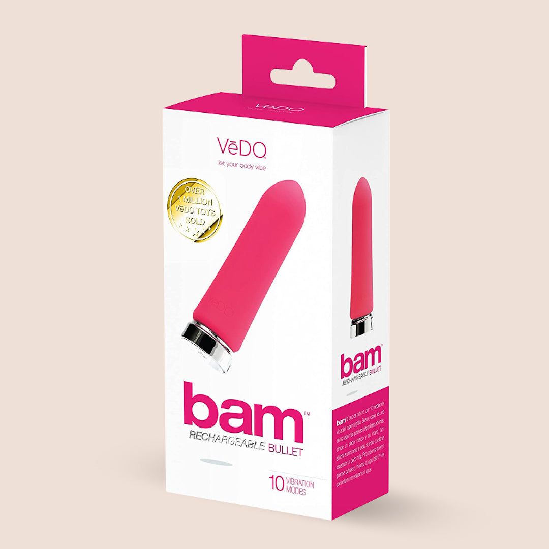 VeDO Bam Rechargeable Bullet | 10 function vibrator
